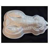 Knobler Ceramic Lobster Jello Mold