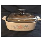 Vintage Corningware Symphony Casserole Dish w/Lid