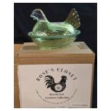 Rose's Closet Carnival Green Hen on Nest
