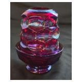 Mosser Carnival Red Georgian Viking Fairy Lamp