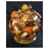 Vintage Relpo Ceramic Mushroom Lidded Canister