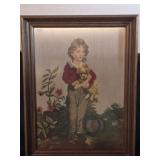Framed Needlepoint 'Master Simpson'