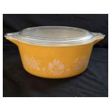 Vintage Pyrex Promo Garden Medley Casserole Dish