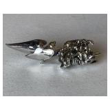 Large Skull Finger Claw Ring