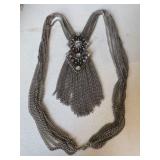Crystal & Rhinestone Vintage Long Necklace