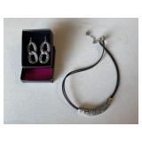 Vintage Signed Necklace & Earrings