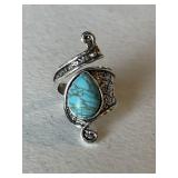 Vintage Retro Turquoise Ring