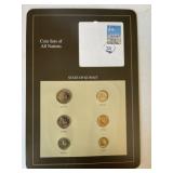 Coins Of All Nations Coin & Stamp Set