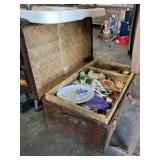 Antique Trunk & Contents
