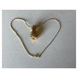 Vintage Pineapple Necklace