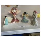 4 Art Pottery Figurines