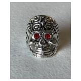 Men's Large Skull Ring
