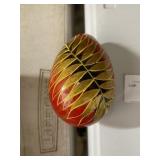 Vintage Wooden Easter Egg