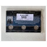 Mercury Dime Set