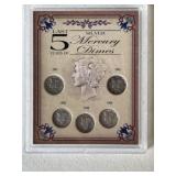 Mercury Dime Set