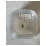 Pear Shaped Chrome Diopside Gemstone