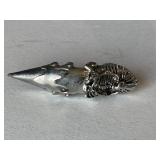 Large Skeleton Finger Claw Ring