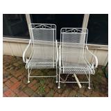 2 Iron Porch "Spring" Chairs