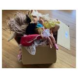 Box of Vintage Dolls