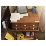 Maple 2 Drawer Lamp Table
