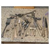 Bag of Vintage Silver Plate Flatware