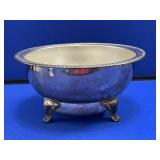 Silver Plate Footed Chaffing Bowl