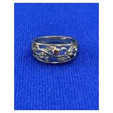 Sterling & Gemstones Ring