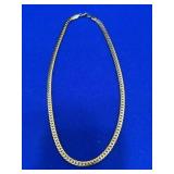 Gold Overlay Stainless Necklace