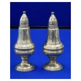 Sterling Weighted Salt & Pepper Shakers