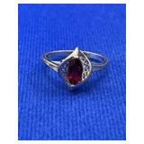 Sterling & Garnet Ring