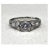 White CZ Ring