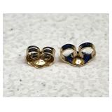 Pair of 15kt. Earring Backs