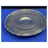 Footed Silver Plate Platter