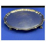 Footed Silver Plate Platter