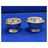 2 Silver Plate Cups