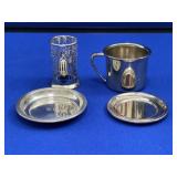4 Pieces Silver Plate