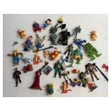 Mixed Toy Figure Lot Batman, Superman & More