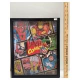 Framed Marvel Comics Superhero Wall Art