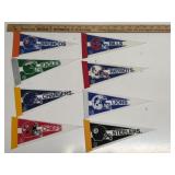 Vintage NFL Mini Pennant Lot (8 Teams)