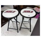 2 SIU Logo Stools