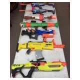 7 Nerf & Dart Blaster Gun Lot  Mixed Styles