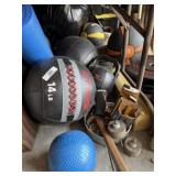 Medicine Balls & Kettlebell Fitness Lot