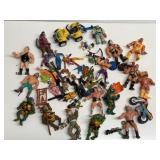 Action Figure Lot TMNT WWE & More