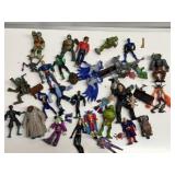 Large Mixed Action Figure Lot TMNT DC WWE