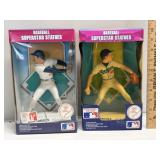2 Baseball Superstar Statues Gibson & Hershiser