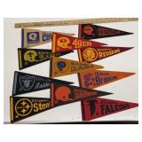Vintage NFL Pennants Lot (10 Teams)