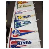 Vintage NBA Pennants Lot (7 Teams)