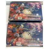 2 Transformers Case w/ Figures & Parts