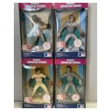 4 Baseball Superstar Statues