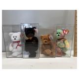Ty Beanie Baby Bears w/ Cases Collector Lot